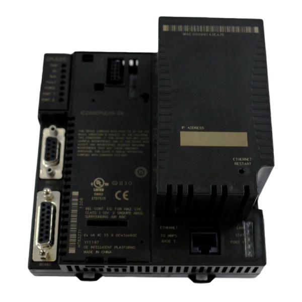 IC200CPUE05 New GE Fanuc CPU with Embedded Ethernet Interface